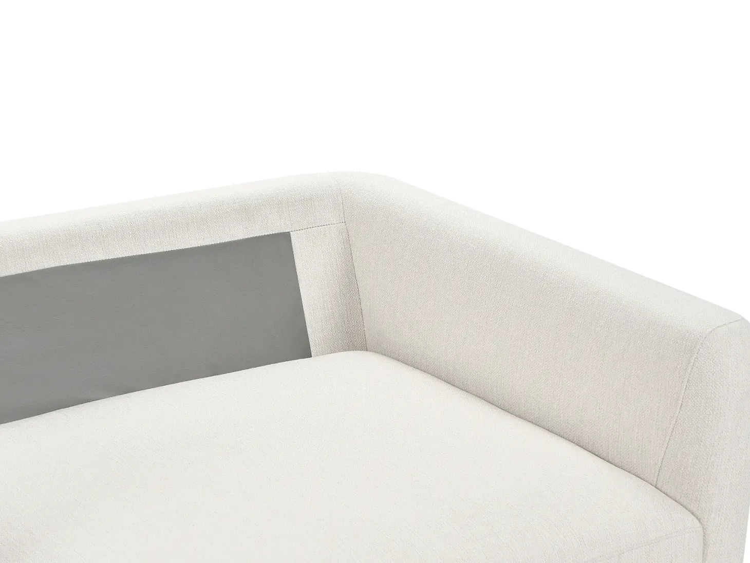 Sofa 3 personers SIGTUNA Cremehvid