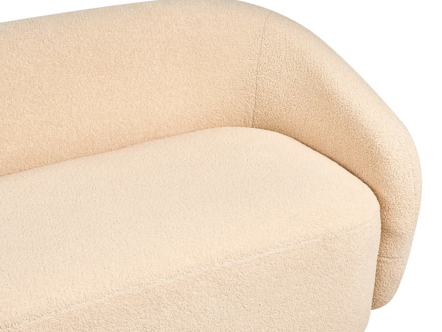 Sofa 2 personers SIPO Boucle Beige