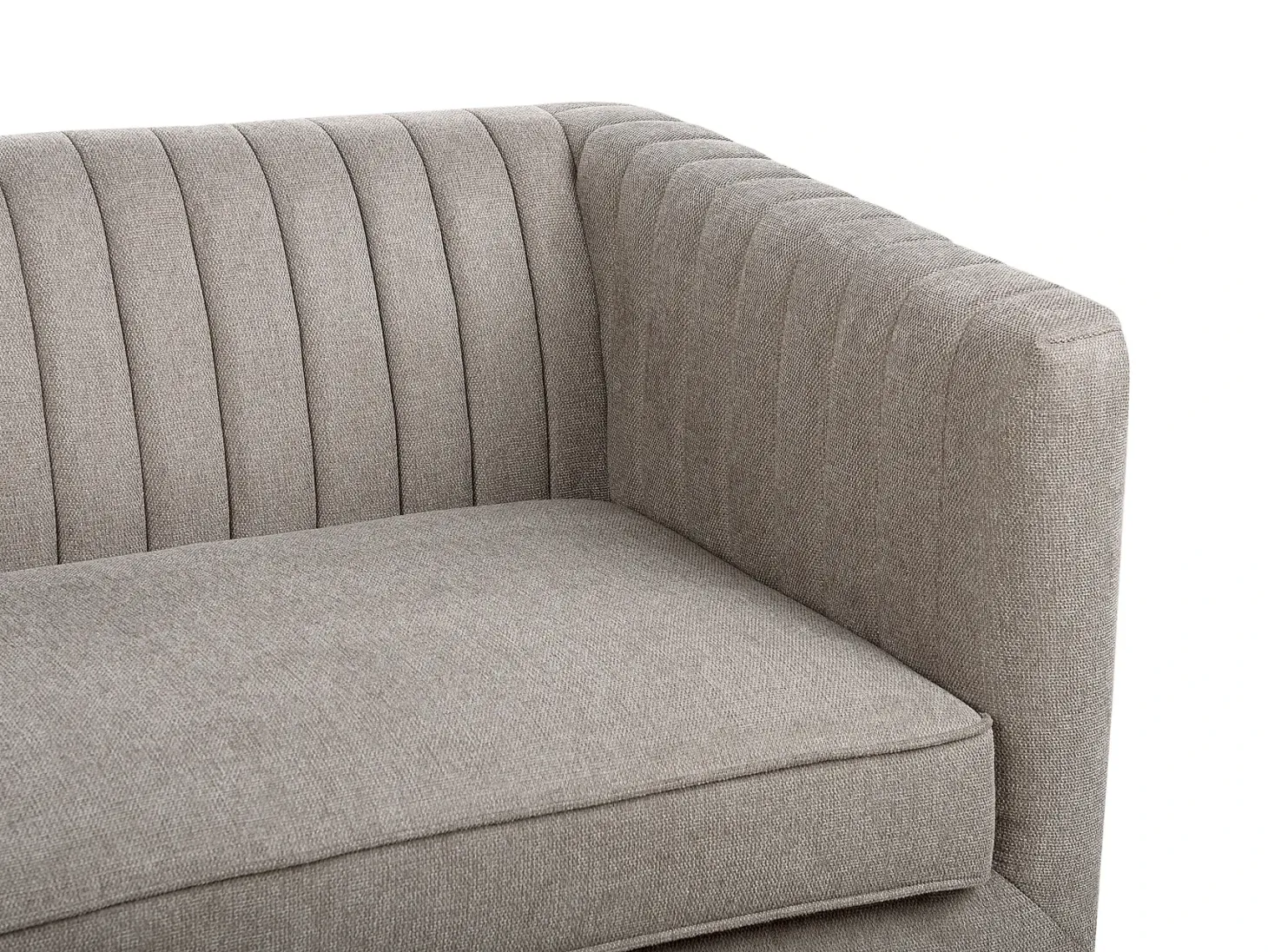 Sofa 3 personers SKAULE Lysebrun