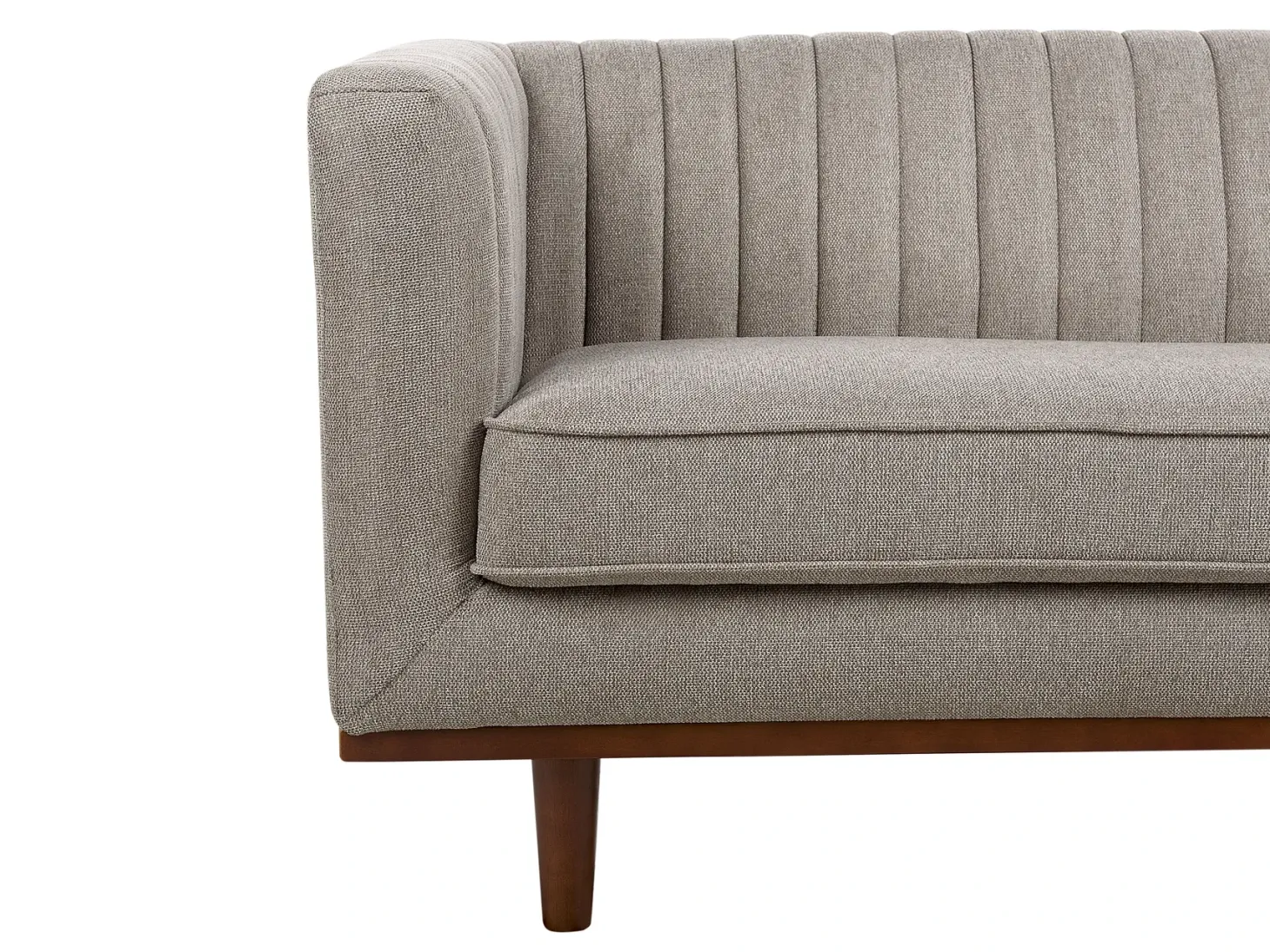 Sofa 3 personers SKAULE Lysebrun