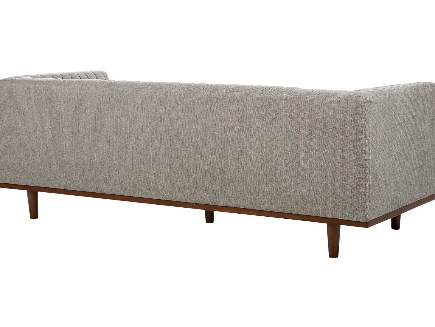 Sofa 3 personers SKAULE Lysebrun