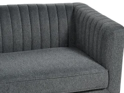 Sofa 3 personers SKAULE Mørkegrå