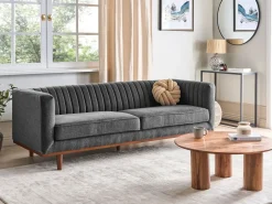 Sofa 3 personers SKAULE Mørkegrå
