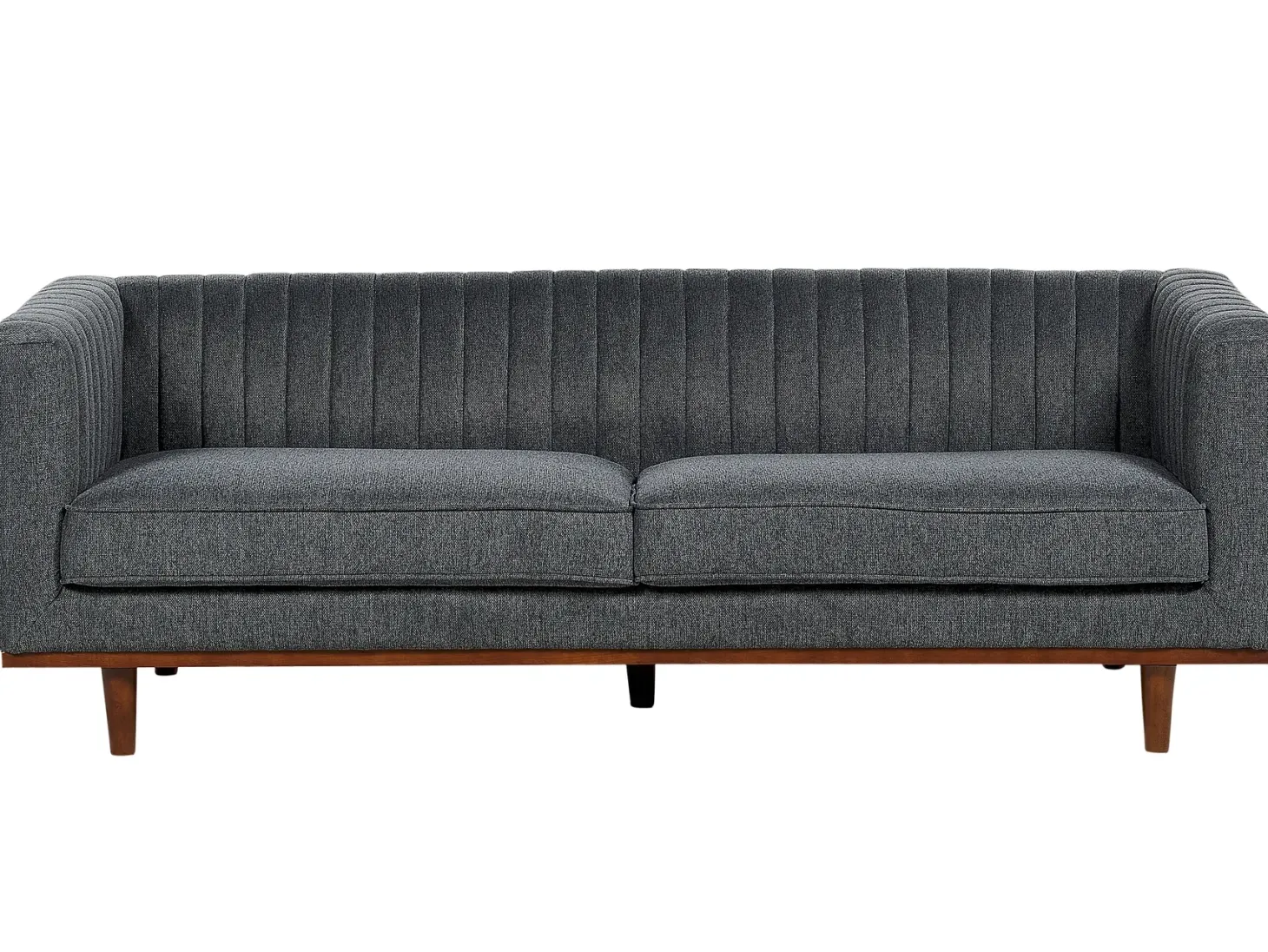 Sofa 3 personers SKAULE Mørkegrå