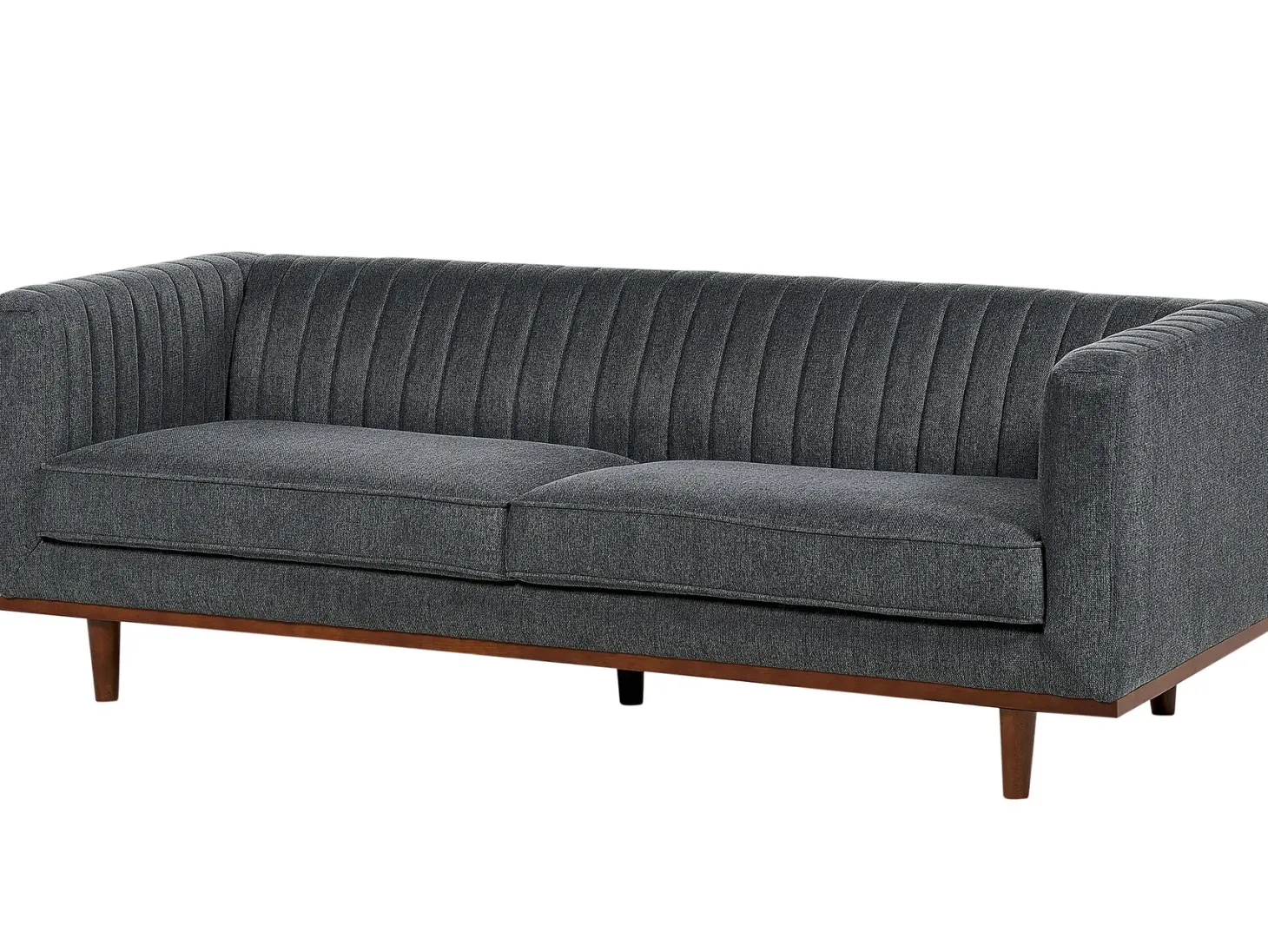 Sofa 3 personers SKAULE Mørkegrå