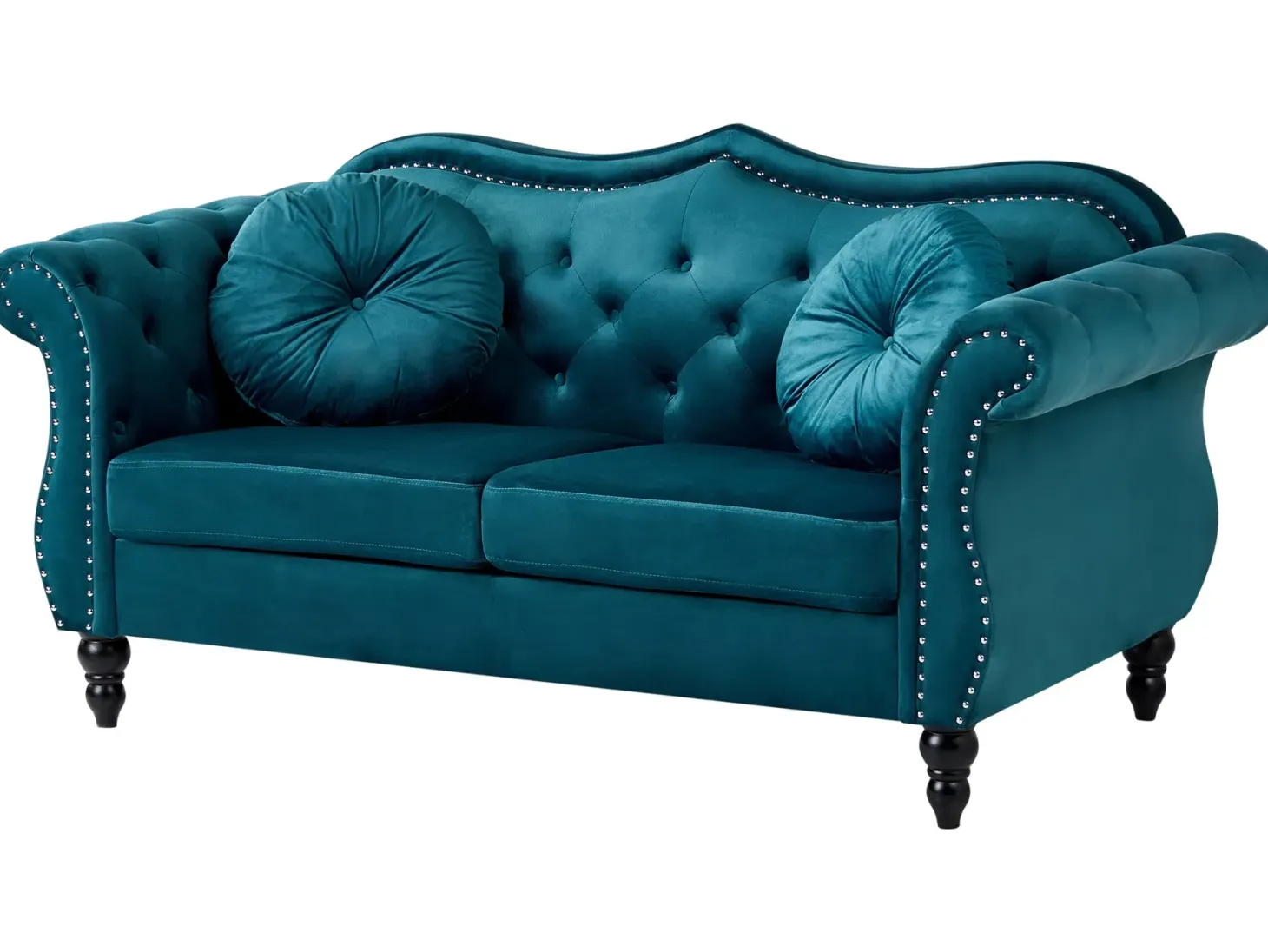 Sofa 2 personers SKIEN Velour Blågrøn