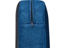 Sofa 3 personers SKIEN Velour Navy Blå