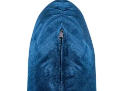 Sofa 3 personers SKIEN Velour Navy Blå