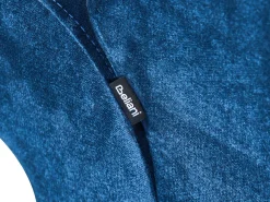 Sofa 3 personers SKIEN Velour Navy Blå