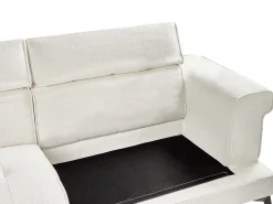 Sofa 3 personers SKIVE Boucle Hvid