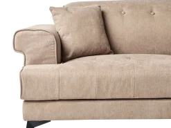 Sofa 3 personers SKIVE Lysebrun