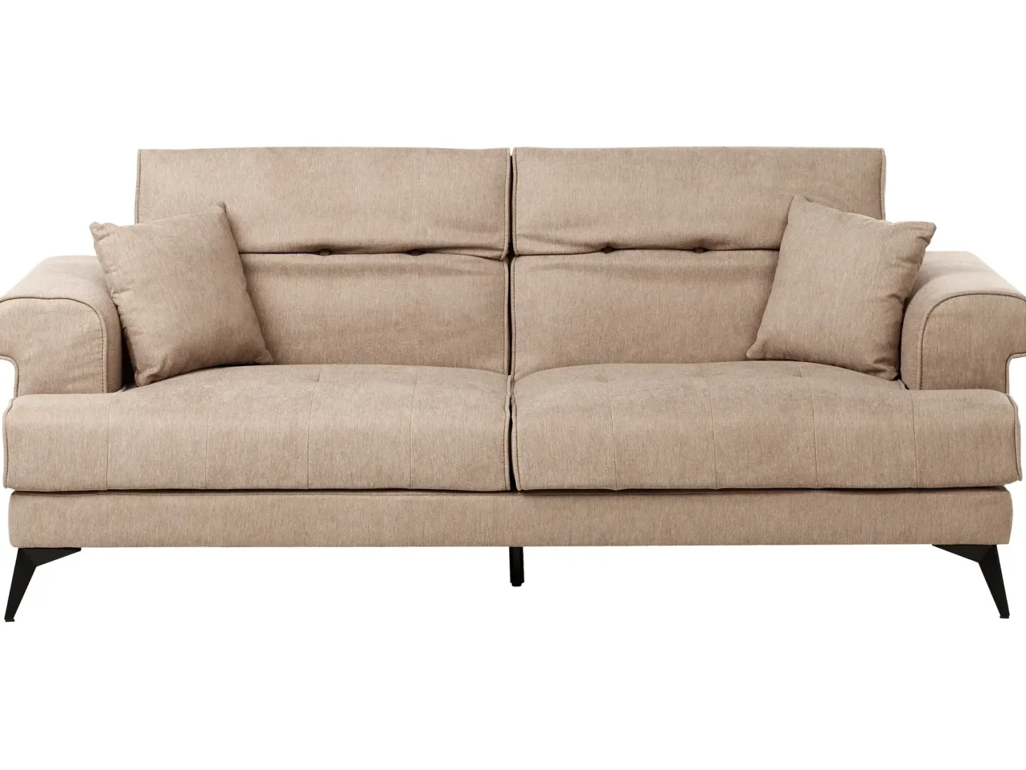 Sofa 3 personers SKIVE Lysebrun