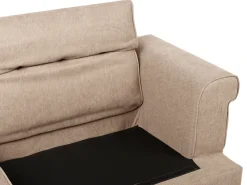 Sofa 3 personers SKIVE Lysebrun