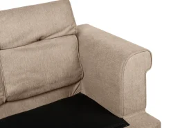 Sofa 2 personers SKIVE Lysebrun