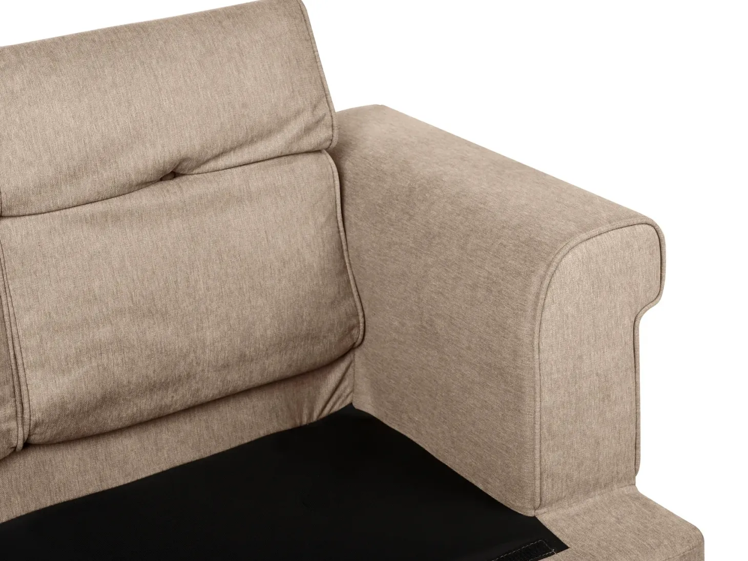 Sofa 2 personers SKIVE Lysebrun