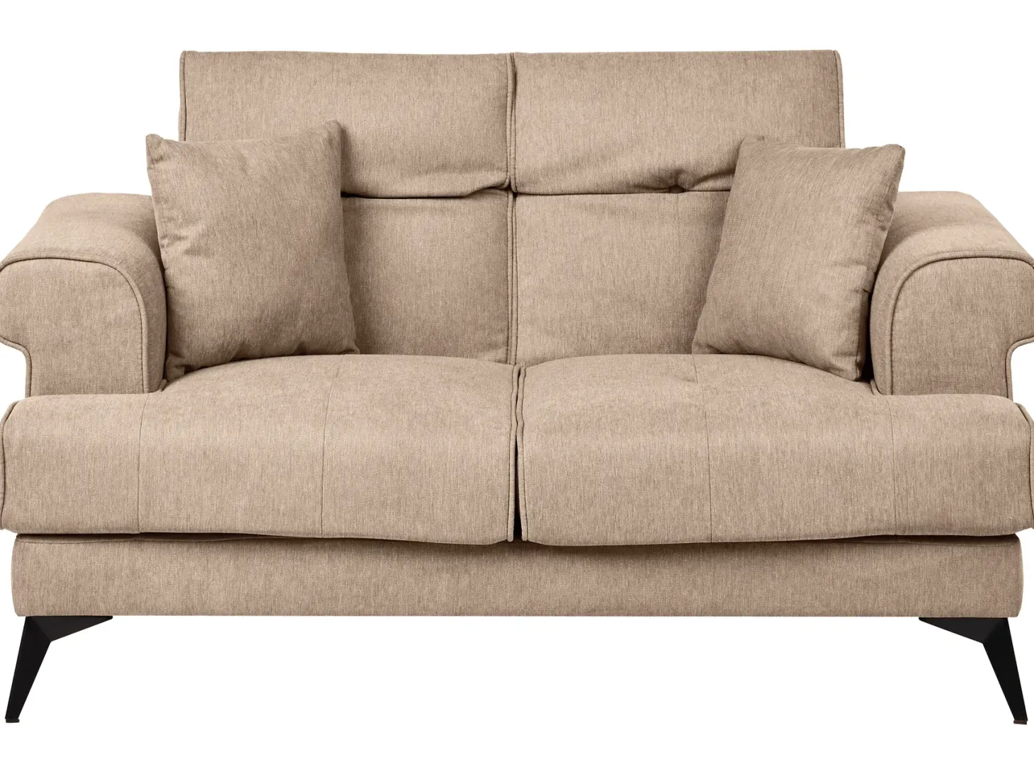 Sofa 2 personers SKIVE Lysebrun