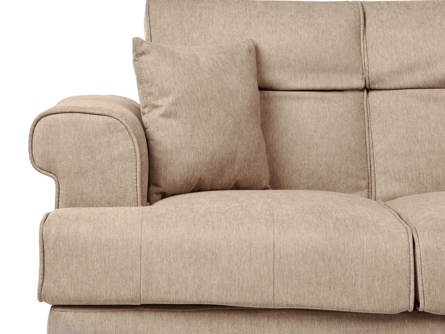 Sofa 2 personers SKIVE Lysebrun