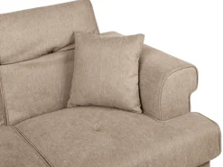 Sofa 2 personers SKIVE Lysebrun