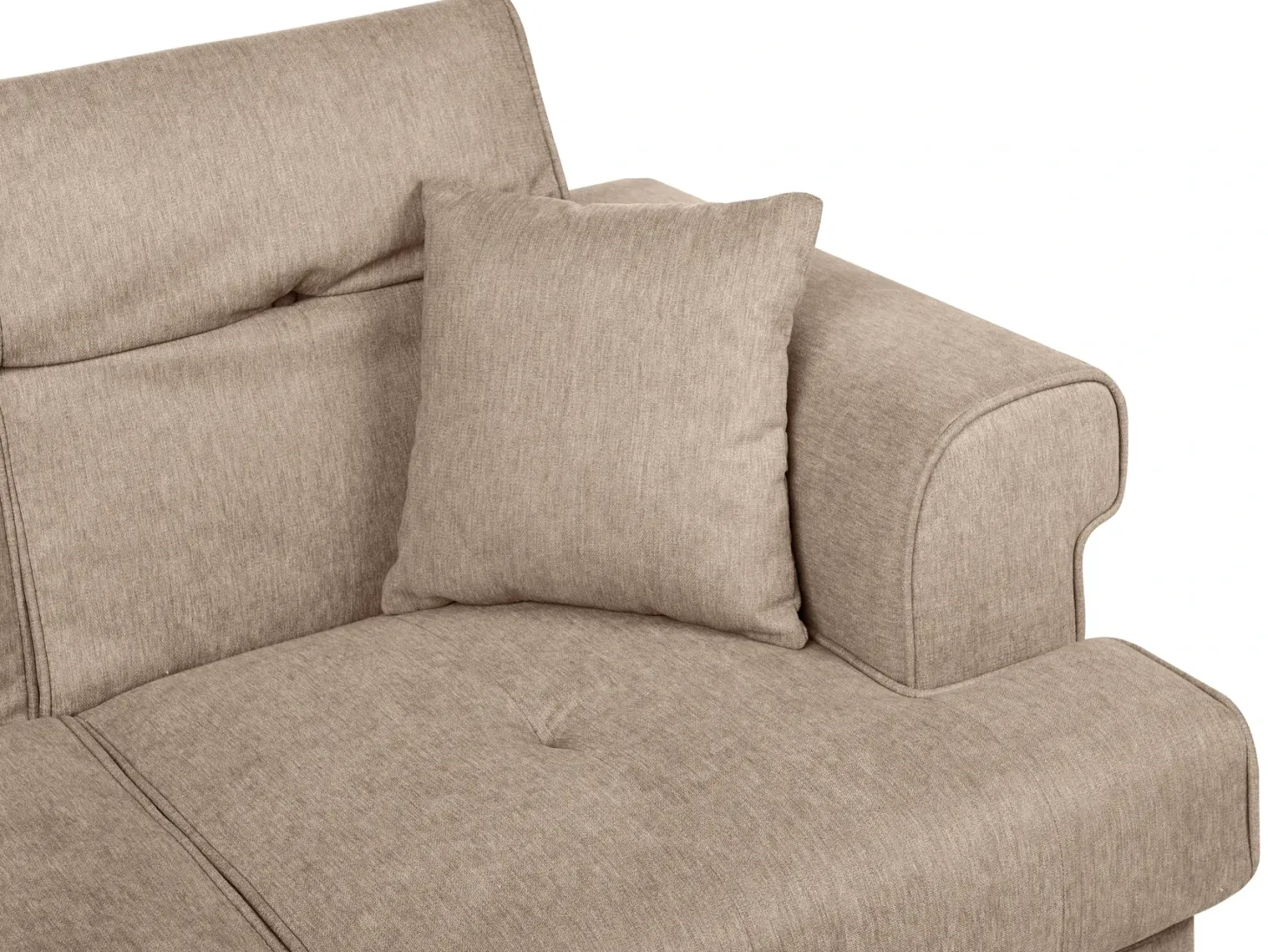 Sofa 2 personers SKIVE Lysebrun
