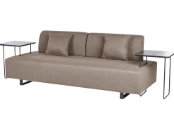 Sofa 3 personers SOKNA Brungrå med sofabord