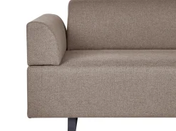 Sofa 3 personers SOKNA Brungrå med sofabord