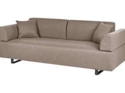 Sofa 3 personers SOKNA Brungrå med sofabord