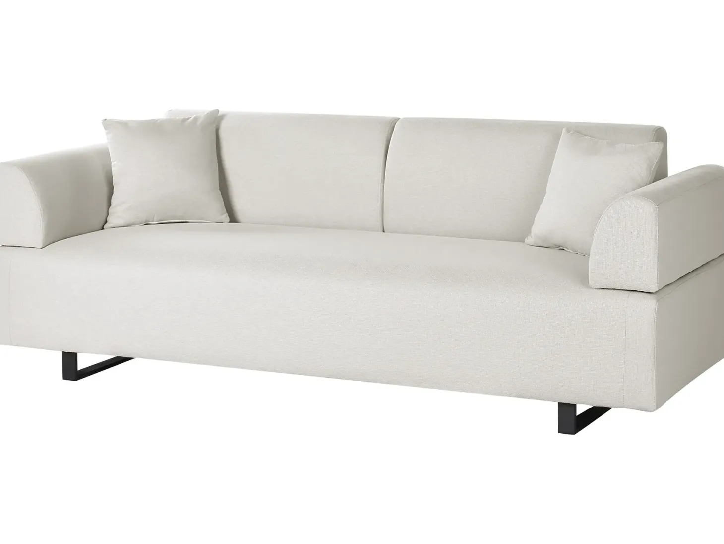 Sofa 3 personers SOKNA Lys Beige med sofabord