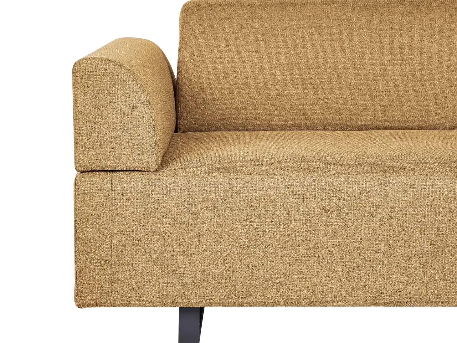 Sofa 3 personers SOKNA Sennepsgul med sofabord