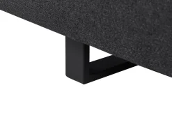 Sofa 3 personers SOKNA Sort med sofabord