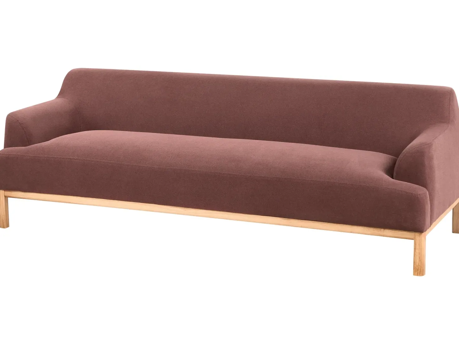 Sofa 3 personers SOSJO Bordeaux