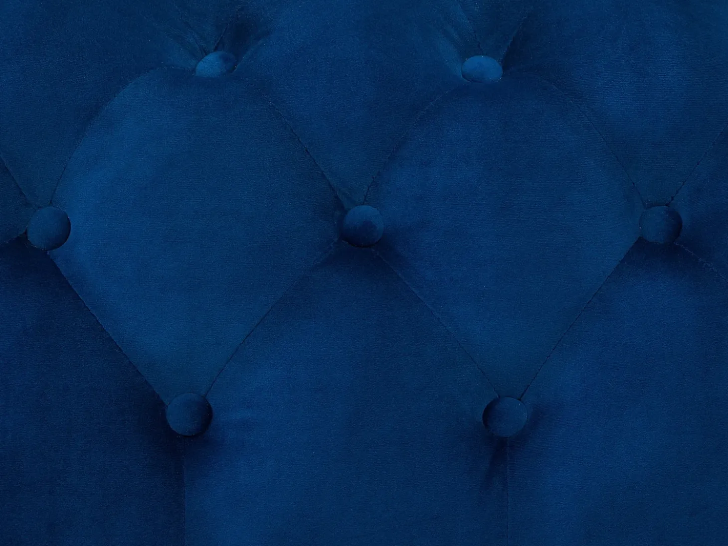 Sofa 3 personers SOTRA Velour Navy Blå