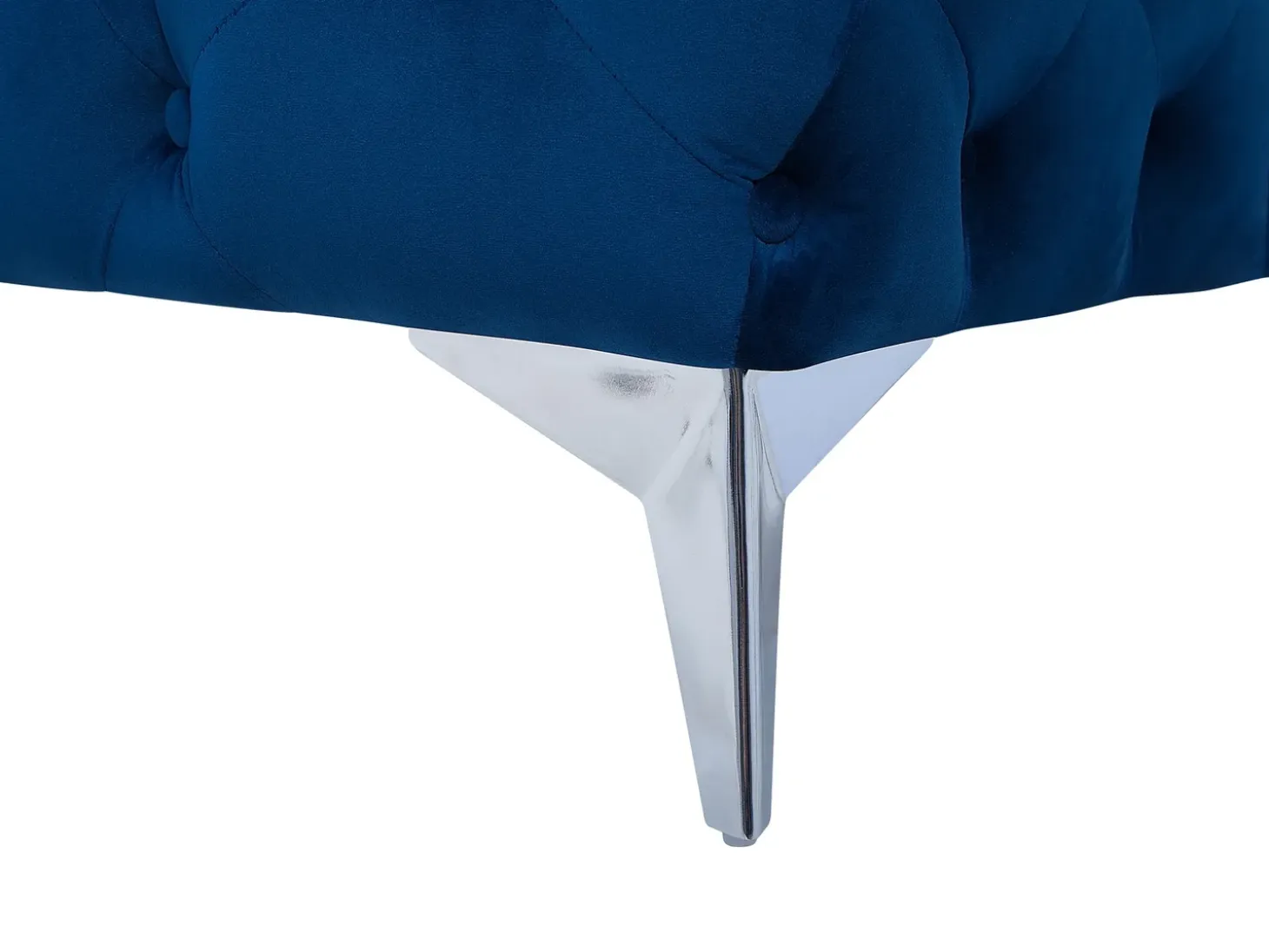 Sofa 3 personers SOTRA Velour Navy Blå