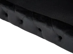 Sofa 3 personers SOTRA Velour Sort