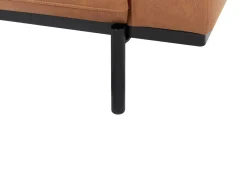 Sofa 3 personers SOVIK Kunstlæder Brun