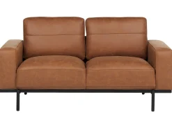 Sofa 2 personers SOVIK Kunstlæder Brun