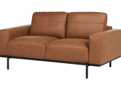 Sofa 2 personers SOVIK Kunstlæder Brun