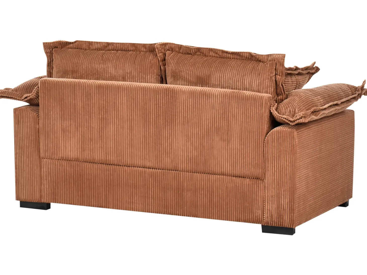 Sofa 2 personers TIRRO Fløjl Brun