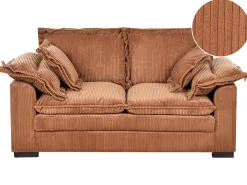 Sofa 2 personers TIRRO Fløjl Brun