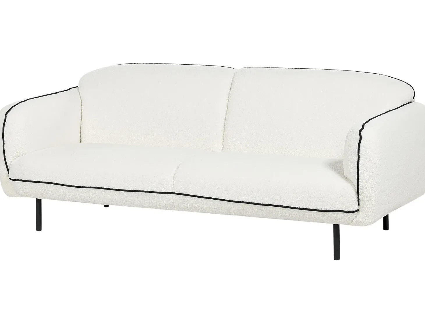 Sofa 3 personers TONSBERG Boucle Hvid