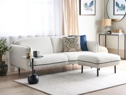 Sofa 3 personers TONSBERG Boucle Hvid