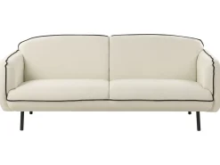 Sofa 3 personers TONSBERG Lys Beige med fodskammel