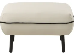 Sofa 3 personers TONSBERG Lys Beige med fodskammel