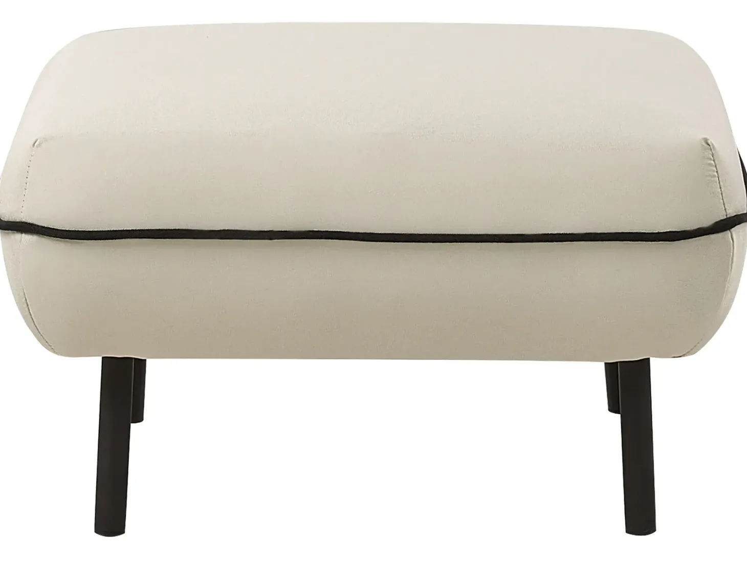 Sofa 3 personers TONSBERG Lys Beige med fodskammel