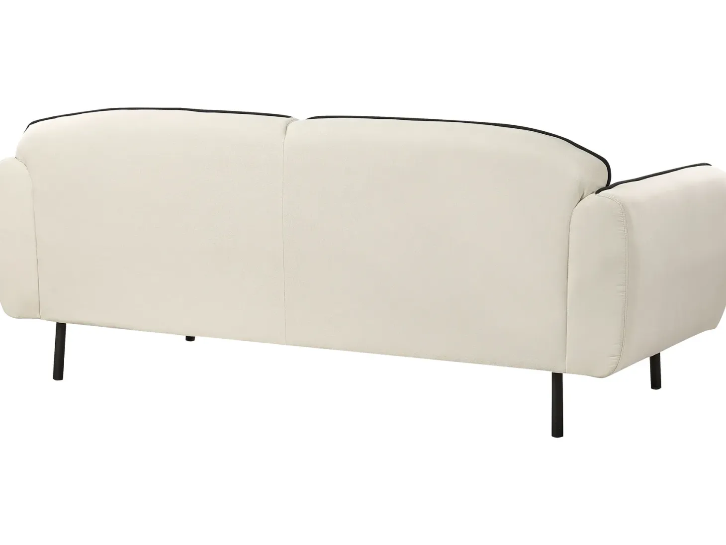 Sofa 3 personers TONSBERG Lys Beige med fodskammel