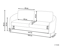 Sofa 3 personers TROSA Grøn