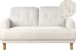 Sofa 2 personers TUVE Boucle Hvid