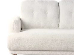 Sofa 2 personers TUVE Boucle Hvid