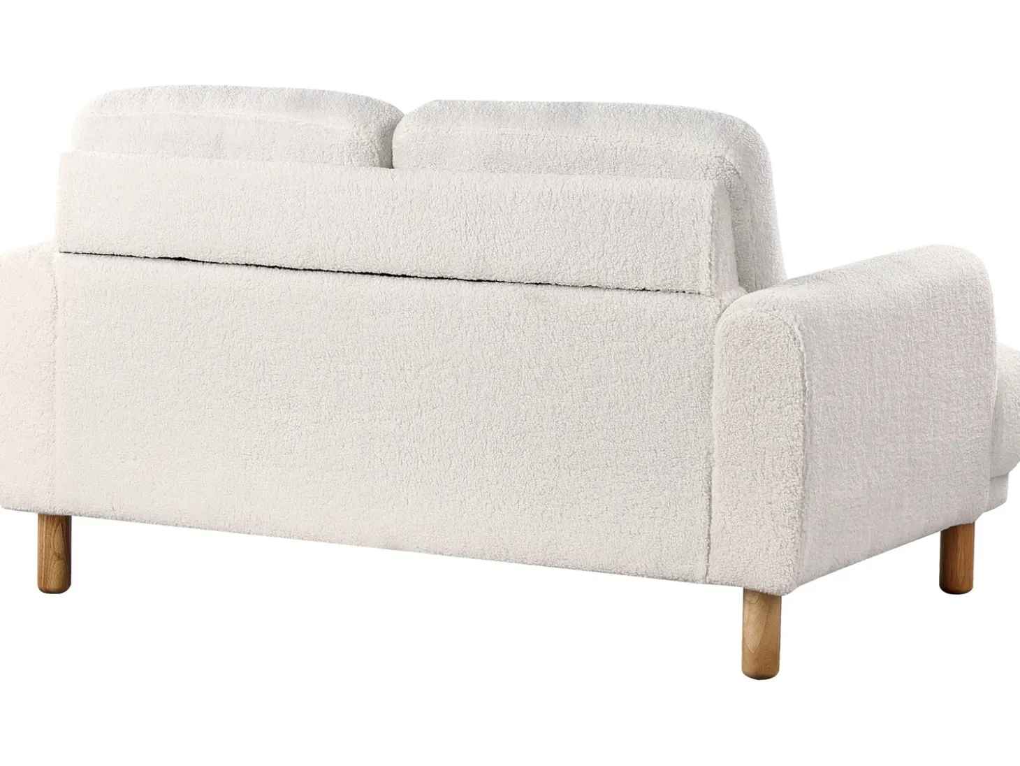 Sofa 2 personers TUVE Boucle Hvid