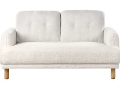 Sofa 2 personers TUVE Boucle Hvid