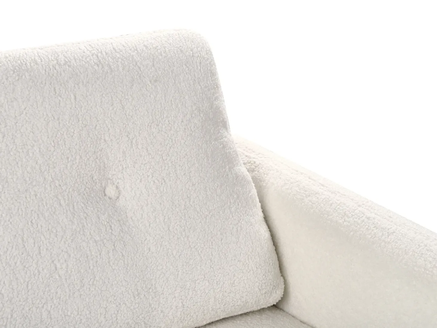 Sofa 2 personers TUVE Boucle Hvid
